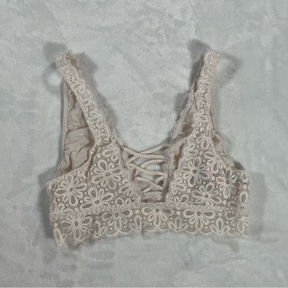 Victoria’s Secret Braided Plunge Strappy Lace-Up Bralette size Small - Picture 2 of 4